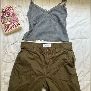 Current/Elliot
Green cargos/ pants